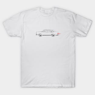 Mercedes W111 Sedan Heckflosse Fintail T-Shirt